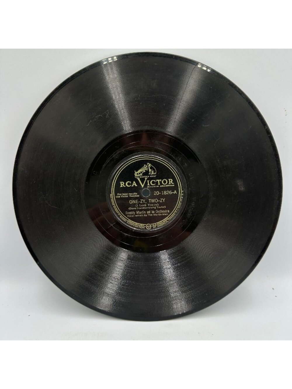 Freddy Martin & His Orchestra One-Zy Two-Zy / Sleepy Baby 78 RPM RCA Victor 1946